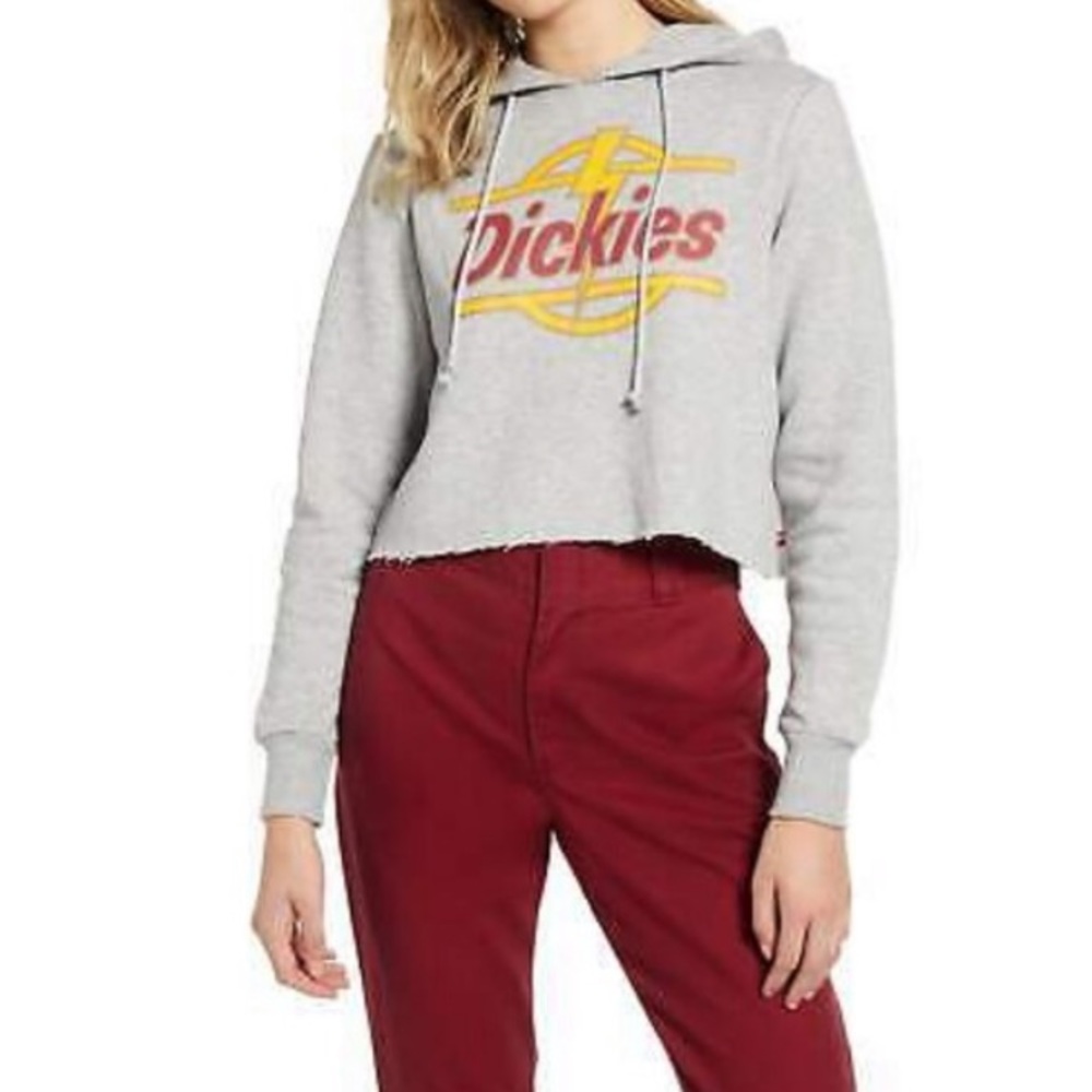 Dickies NWT gray cropped hoodie